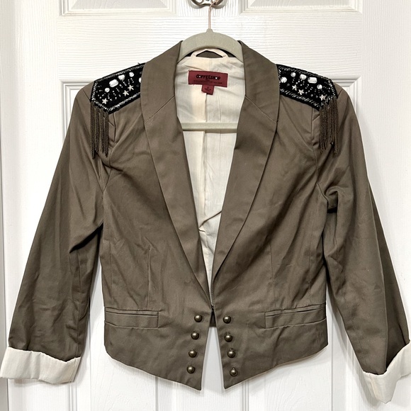 CoffeeShop Blazer - Military Khaki - Size Small - Picture 1 of 5